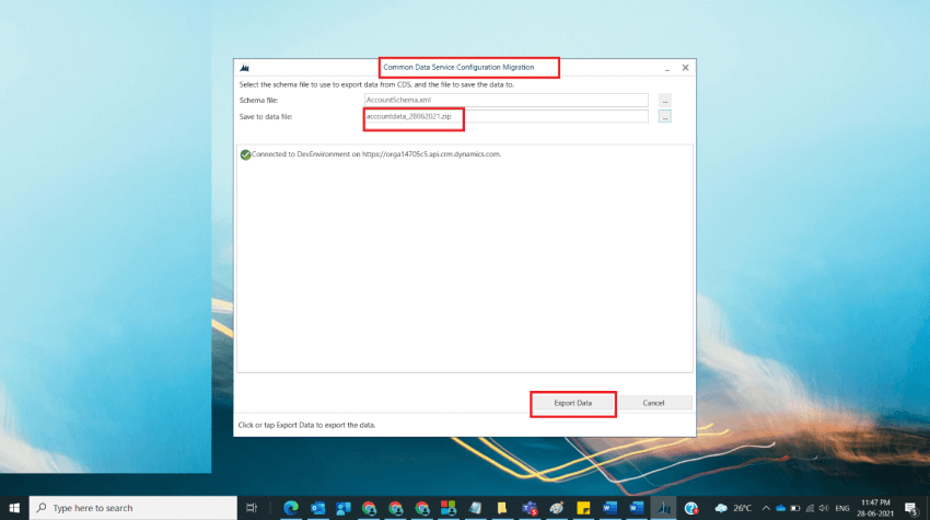 Prepare Dynamics D365 CRM Data File using Data Migration Utility